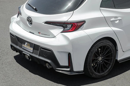 Extreme Online Store 23 - 26 Toyota GR Corolla Carbon Fiber Front Lip & Side Skirts - JDMuscleAero KitsFLIP-674-BKCF_SS-796-BKCFW/o Apron LipCarbon Fiber