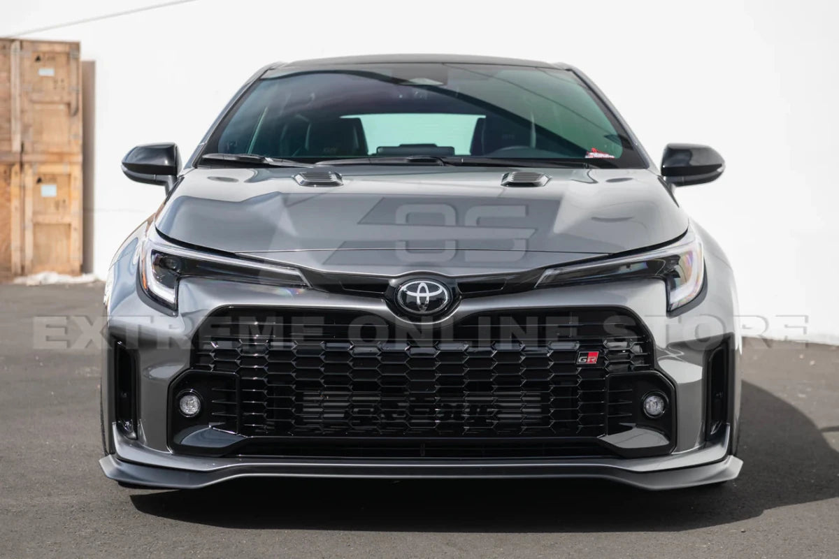 Extreme Online Store 23 - 26 Toyota GR Corolla Carbon Fiber Front Lip & Side Skirts - JDMuscleAero KitsFLIP-674-BKCF_SS-796-BKCFW/o Apron LipCarbon Fiber