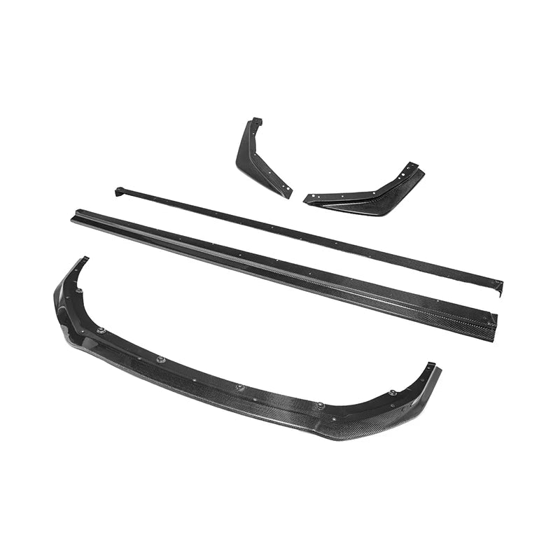 Extreme Online Store 23 - 26 Toyota GR Corolla Carbon Fiber Front Lip & Side Skirts - JDMuscleAero KitsFLIP-674-BKCF_SS-796-BKCFW/o Apron LipCarbon Fiber