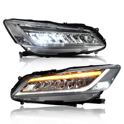 Archaic Full LED Headlights Assembly For Honda Accord 2013-2017