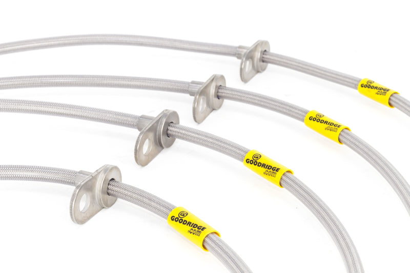 Goodridge [17-18 Civic Si] G-Stop Stainless Steel Brake Line Kit - Silver