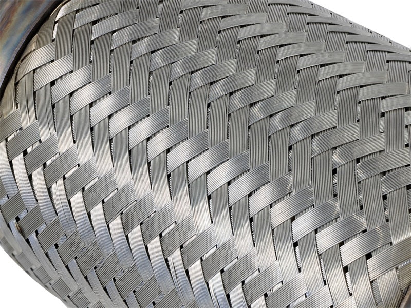 aFe Twisted Steel [17-21 Civic Type R] 3-Inch Mid-Pipe - Brushed Stainless Steel, Part 49-36617