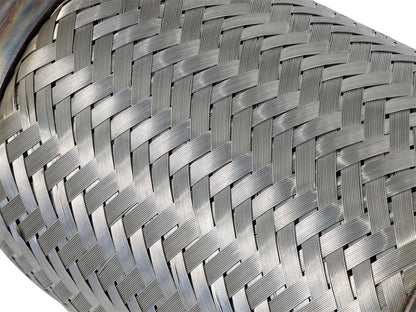 aFe Twisted Steel [17-21 Civic Type R] 3-Inch Mid-Pipe - Brushed Stainless Steel, Part 49-36617
