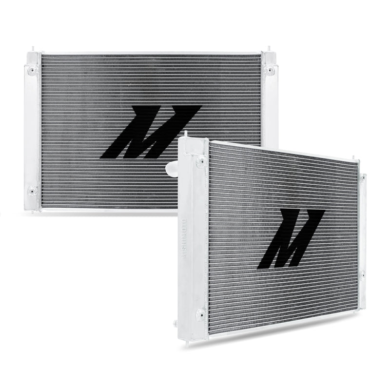 Mishimoto [09-20 370Z] Track-Ready Aluminum Radiator with AC Removal - Natural Aluminum