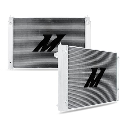 Mishimoto [09-20 370Z] Track-Ready Aluminum Radiator with AC Removal - Natural Aluminum