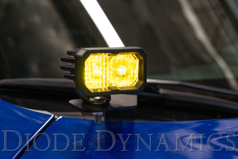 Diode Dynamics 15-21 Subaru WRX/STi Pro Stage Series 2in LED Ditch Light Kit - Yellow Combo