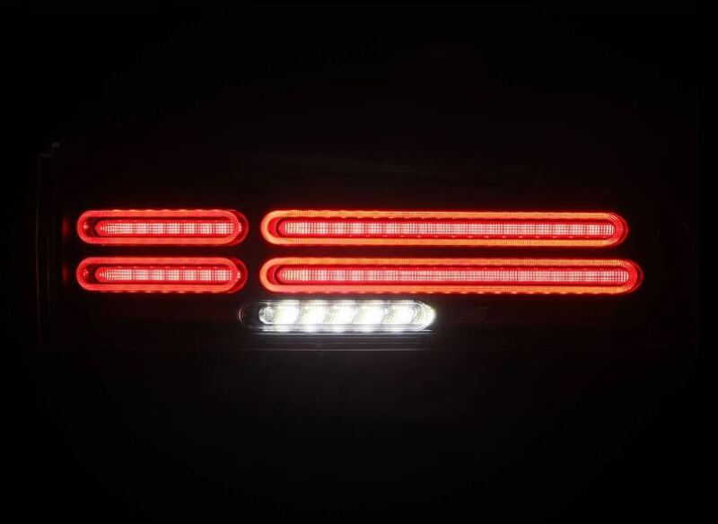 AlphaRex [23-25 Z] Nova-Series Twin-Loop Style Prismatic LED Tail Lights - Alpha Black, ARX691020