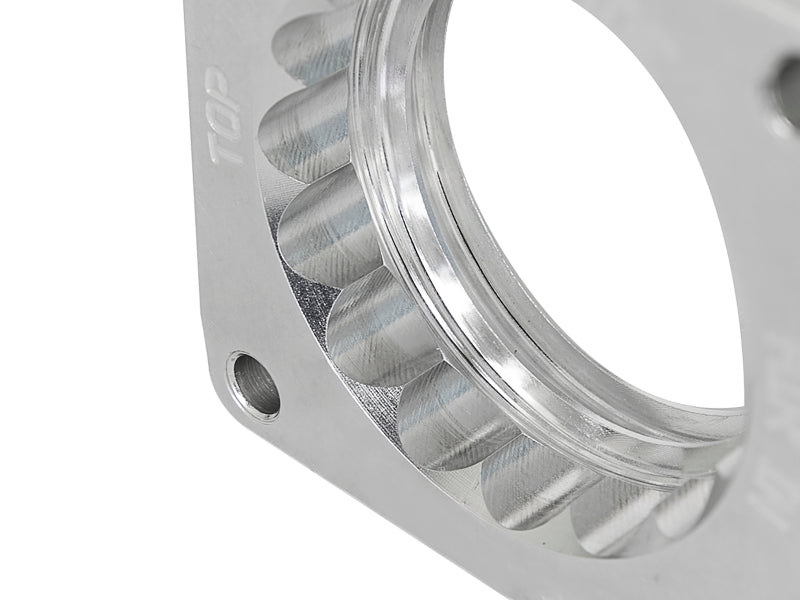 aFe [03-06 350Z] [03-07 G35] Silver Bullet Throttle Body Spacer - Silver, VQ35DE - 46-36008