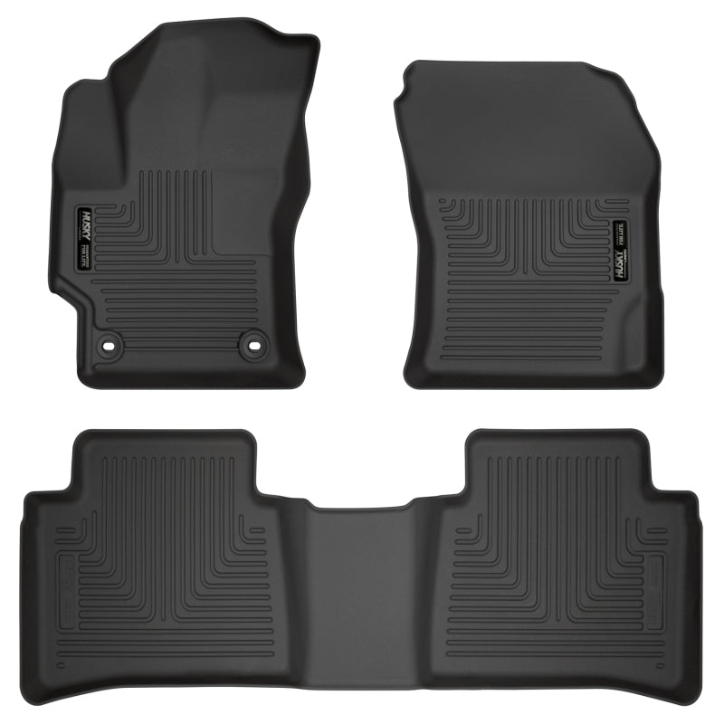 Husky Liners [20-21 Corolla] WeatherBeater Front and 2nd Seat Floor Liners - Black, HSL95751