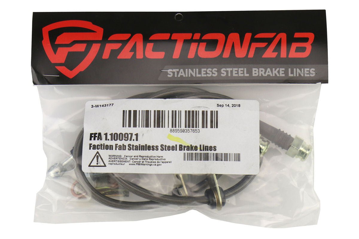 FactionFab [13 - 20 FRS/BRZ/86] Front Stainless Steel Brake Lines - JDMuscleBrake LinesFFA1.10097.1