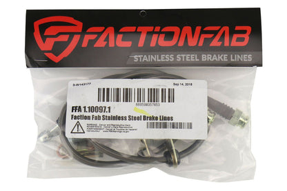 FactionFab [13 - 20 FRS/BRZ/86] Front Stainless Steel Brake Lines - JDMuscleBrake LinesFFA1.10097.1