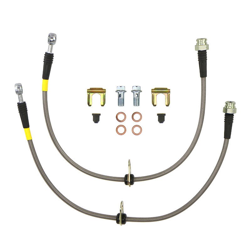 FactionFab [13+ FRS/BRZ/86, 08 - 17 WRX STI] Rear Stainless Steel Brake Lines - JDMuscleBrake LinesFFA1.10092.1