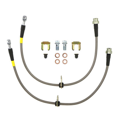 FactionFab [13+ FRS/BRZ/86, 08 - 17 WRX STI] Rear Stainless Steel Brake Lines - JDMuscleBrake LinesFFA1.10092.1