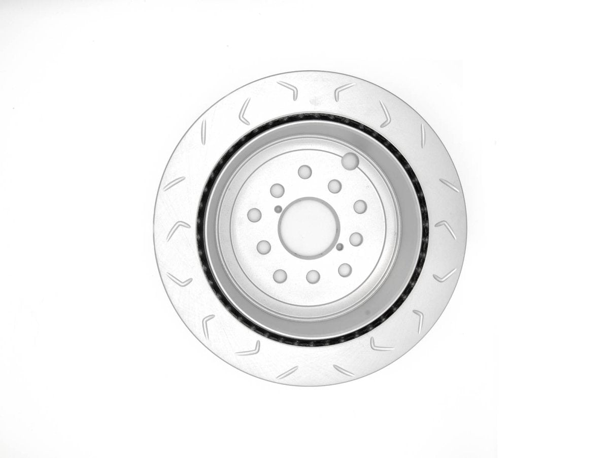 FactionFab [13+ FRS/BRZ/86, 22+ WRX 6mt] Slotted Rear Rotor V2 Dual Drilled 5x100/114 - JDMuscleBrake RotorsFFA1.10289.1