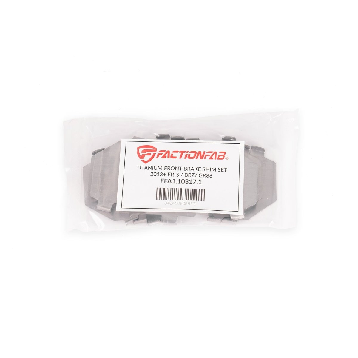 FactionFab [13+FRS/BRZ/86,22+ WRX 6MT without Brembo] Titanium Front Brake Shim - JDMuscleBrake System ComponentsFFA1.10317.1