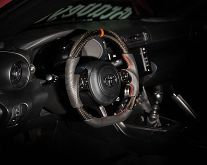 FactionFab [17+ BRZ/86] Steering Wheel Carbon and Leather - JDMuscleSteering WheelsFFA1.10242.4