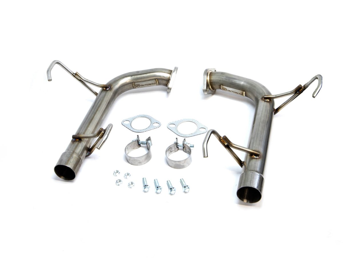FactionFab Axle Back Exhaust Black Chrome Tip 2022 + WRX - JDMuscleFFA1.10255.3