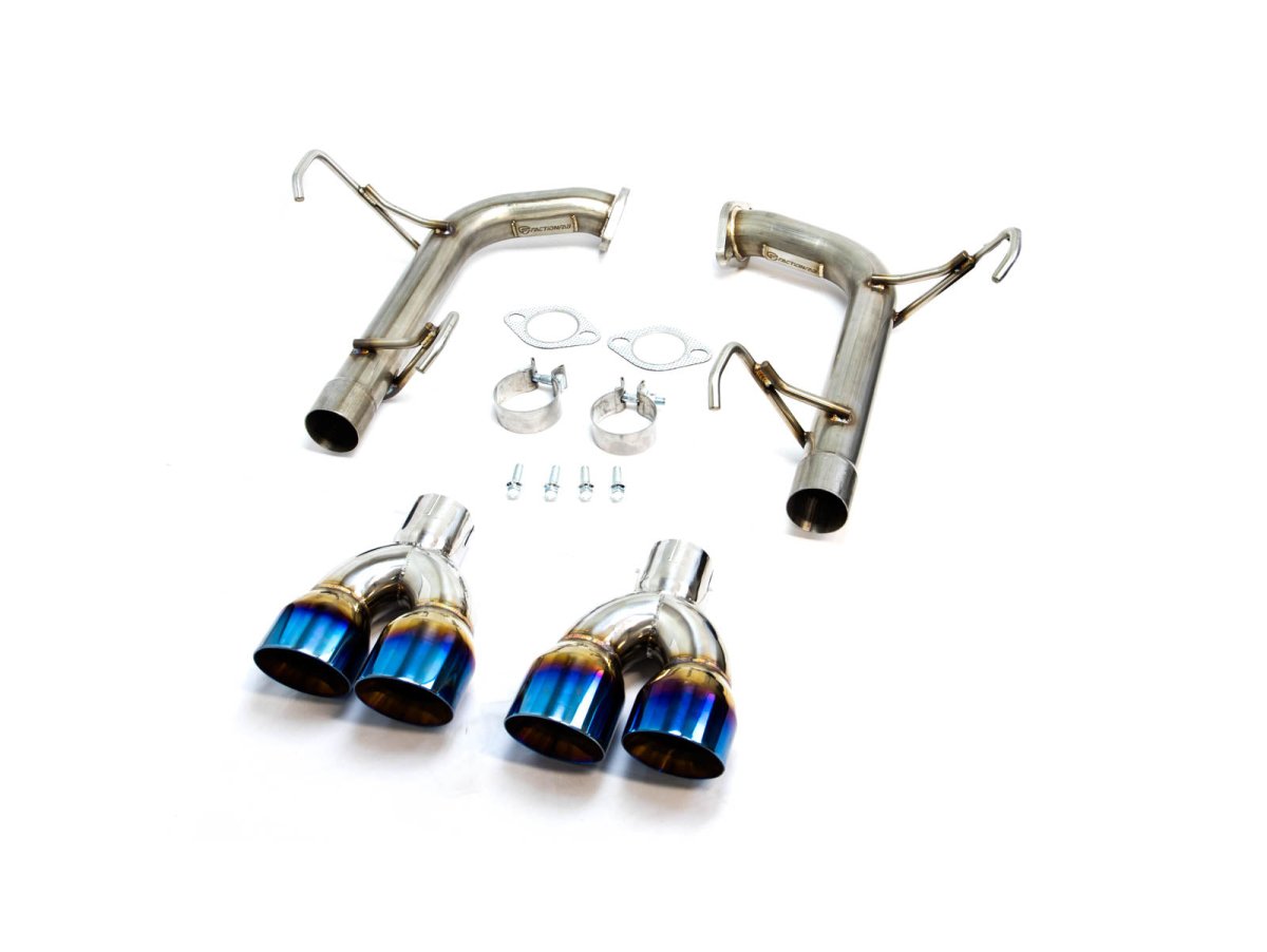 FactionFab Axle Back Exhaust Burnt Stainless Tip 2022+ WRX - JDMuscleFFA1.10255.2
