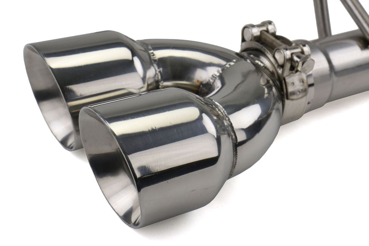 FactionFab Axle Back Exhaust Polished Tip WRX / STI 2011 - 2014 Sedan - JDMuscleFFA1.10111.1