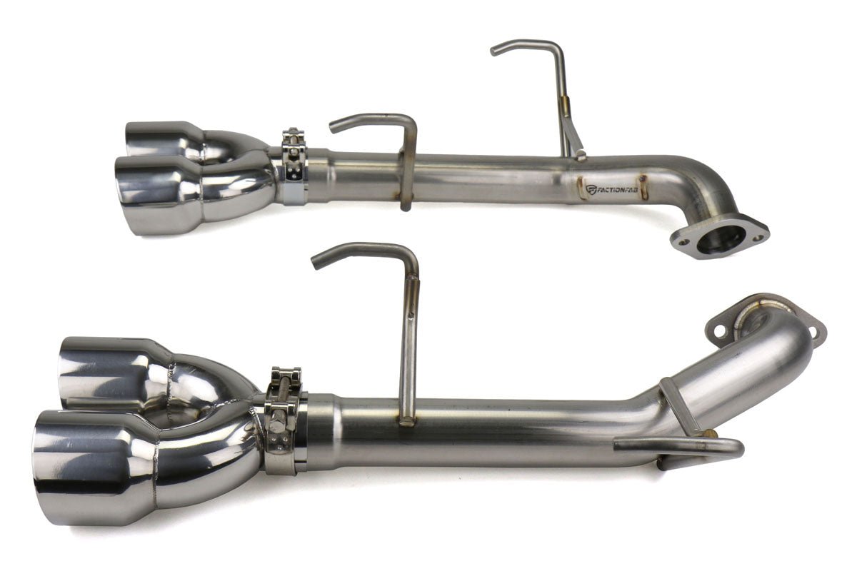 FactionFab Axle Back Exhaust Polished Tip WRX / STI 2011 - 2014 Sedan - JDMuscleFFA1.10111.1