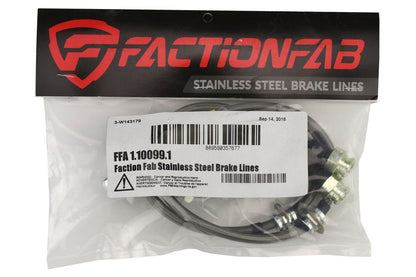 FactionFab Front Stainless Steel Brake Lines Subaru Impreza 1993 - 2001 - JDMuscleFFA1.10099.1