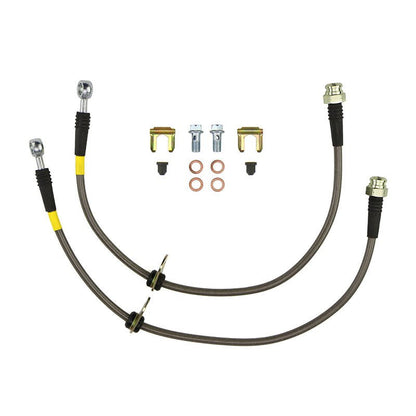 FactionFab Front Stainless Steel Brake Lines Subaru WRX 2002 - 2005 - JDMuscleFFA1.10098.1