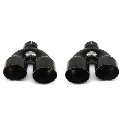 FactionFab Replacement Axle Back Tip Black Pair - JDMuscleExhaust Tips and SilencersFFA2.10111.3.1