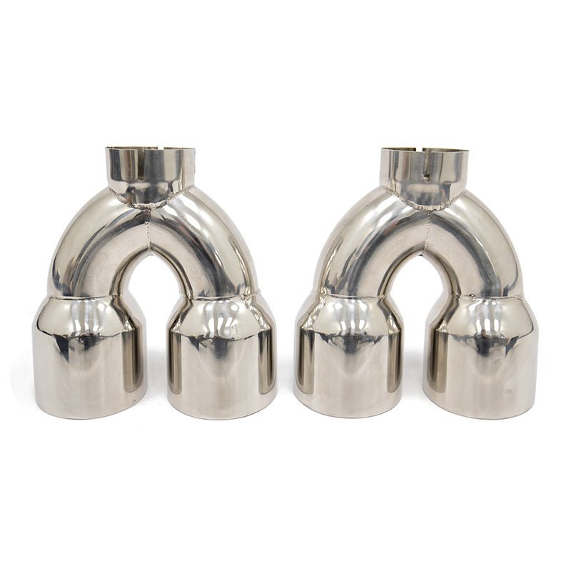 FactionFab Replacement Axle Back Tip Polished Pair - JDMuscleFFA2.10111.1.1