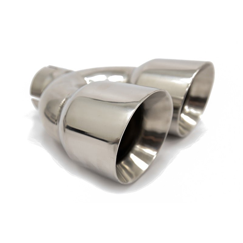 FactionFab Replacement Axle Back Tip Polished Pair - JDMuscleFFA2.10111.1.1