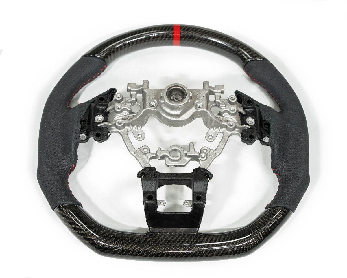 FactionFab Steering Wheel Carbon and Leather 2022+ WRX - JDMuscleFFA1.10247.4