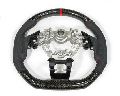 FactionFab Steering Wheel Carbon and Leather 2022+ WRX - JDMuscleFFA1.10247.4