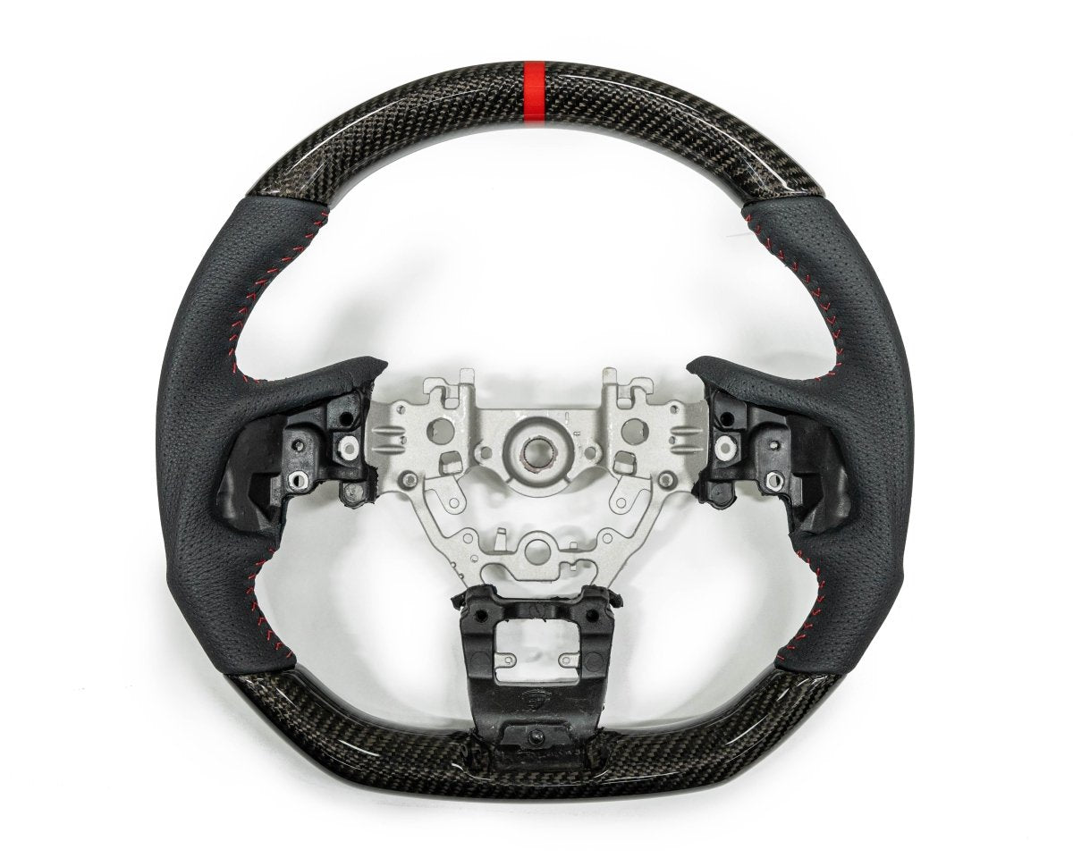 FactionFab Steering Wheel Carbon and Leather 2022+ WRX - JDMuscleFFA1.10247.4
