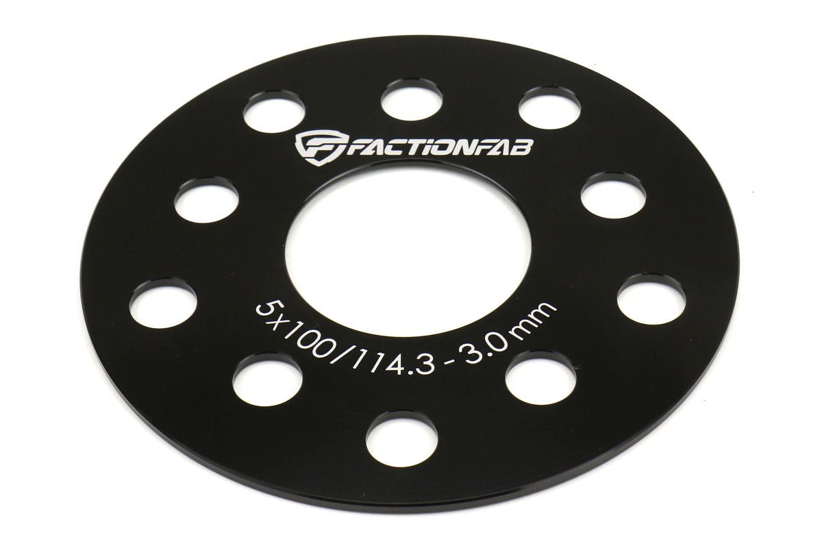 FactionFab Subaru 5x100/114.3 3mm 6061 - T6 Forged Spacer Set - JDMuscleFFA1.10215.1