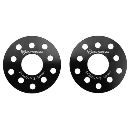 FactionFab Subaru 5x100/114.3 3mm 6061 - T6 Forged Spacer Set - JDMuscleFFA1.10215.1