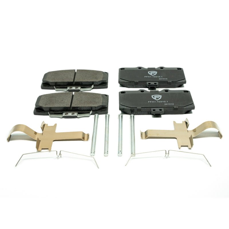 FactionFab V2 Brake Pads - 2006 - 07 Subaru WRX - Front - JDMuscleBrake PadFFA1.10310.1