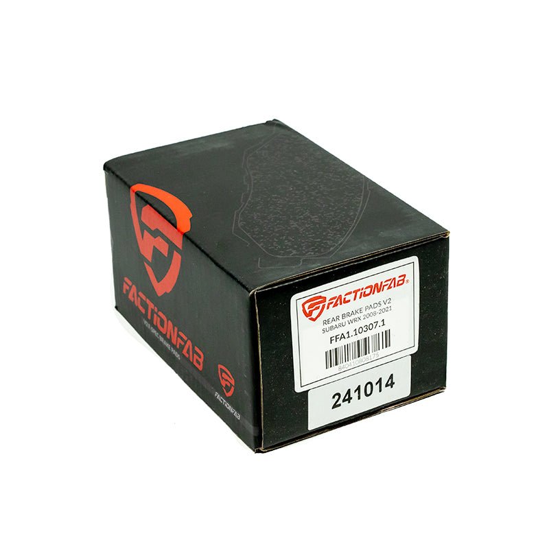 FactionFab V2 Brake Pads - 2008 - 21 Subaru WRX - Rear - JDMuscleBrake PadFFA1.10307.1