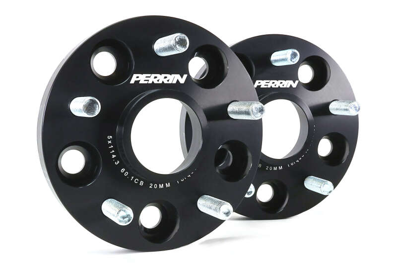 Perrin Performance [23-26 GR Corolla] Wheel Spacers - 20mm, Black