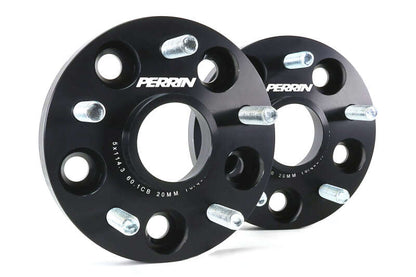 Perrin Performance [23-26 GR Corolla] Wheel Spacers - 20mm, Black