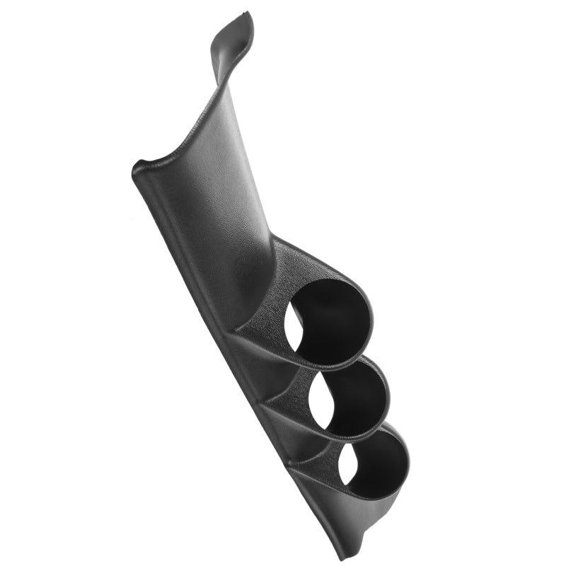 AutoMeter [88-91 Civic/CRX] Triple 2-1/16-Inch A-Pillar Gauge Pod - Black Textured, Part 22401