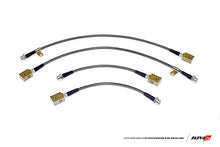 AMS [09-14 GT-R] Alpha Short Route Style Stainless Steel Brake Lines - Stainless Steel