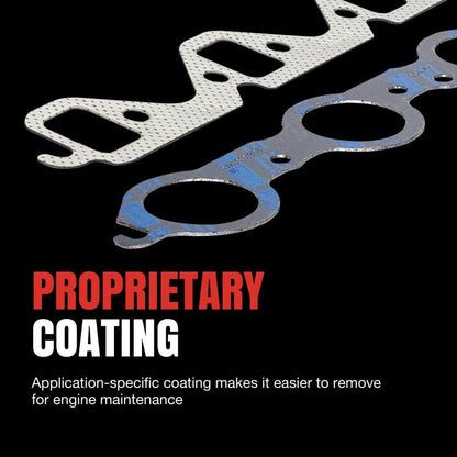 Fel - Pro MS 96701 Exhaust Manifold Gasket Set for Toyota Tundra, Sequoia, Land Cruiser, and 4Runner | felMS96701 - JDMuscleSPK861805