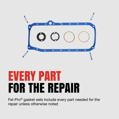 Fel - Pro OS 30693 R Engine Oil Pan Gasket Set for Chevrolet Silverado 1500 and Corvette | felOS30693R - JDMuscleSPK861540