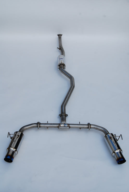 Invidia [22-26 Civic Si 1.5T] N1 Cat-Back Exhaust - Burnt Titanium Tips, 70mm, Part invHS22HS4GD1STL