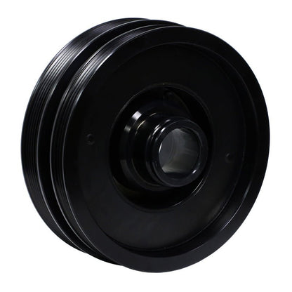 Fluidampr LS Small Block Chevy Harmonic Balancer for Corvette and Cadillac CTSV - Steel, Black Zinc, 7 - 1/2" Diameter | fdr740121 - JDMuscleSPK250796