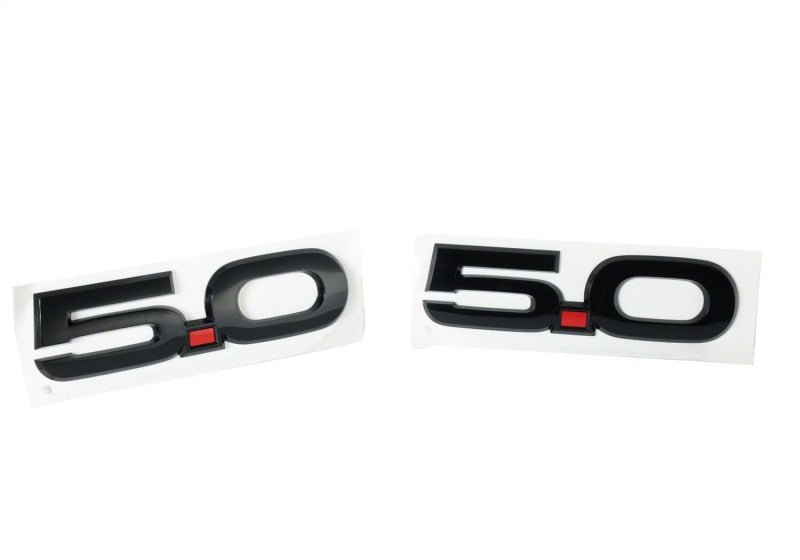 Ford Racing 15 - 17 Ford Mustang 5.0L Fender Emblem Black | frpM - 1447 - M50AB - JDMuscleSPK108641