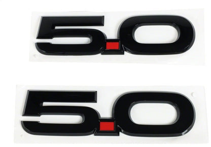 Ford Racing 15 - 17 Ford Mustang 5.0L Fender Emblem Black | frpM - 1447 - M50AB - JDMuscleSPK108641