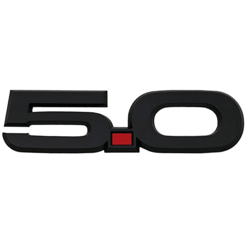 Ford Racing 15 - 17 Ford Mustang 5.0L Fender Emblem Black | frpM - 1447 - M50AB - JDMuscleSPK108641