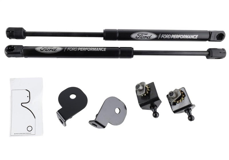 Ford Racing 15 - 23 Ford Mustang Hood Lift Kit with Laser Engraved Ford Logo | frpM - 16826 - MA - JDMuscleSPK4398882