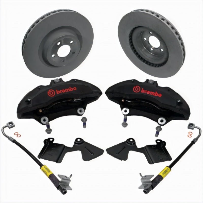 Ford Racing 2015 - 2016 Mustang Performance Pack 6 Piston Front Brake Upgrade Kit - JDMuscleShop the look 2frpM-2300-V