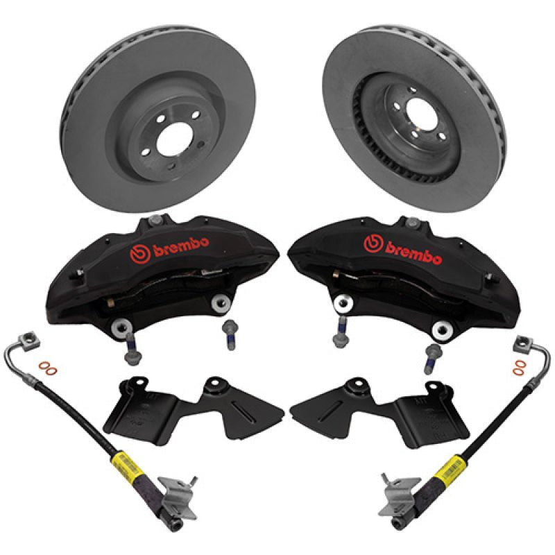 Ford Racing 2015 - 2016 Mustang Performance Pack 6 Piston Front Brake Upgrade Kit - JDMuscleShop the look 2frpM-2300-V